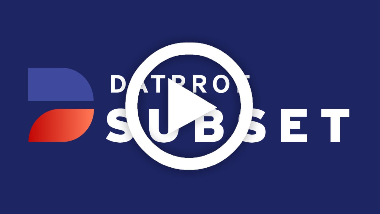 Subset test data with DATPROF Subset
