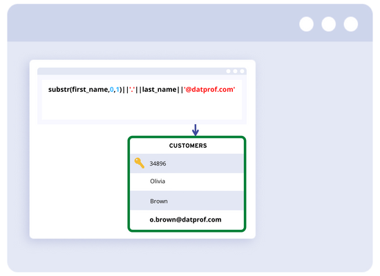 DATPROF UI custom script 2