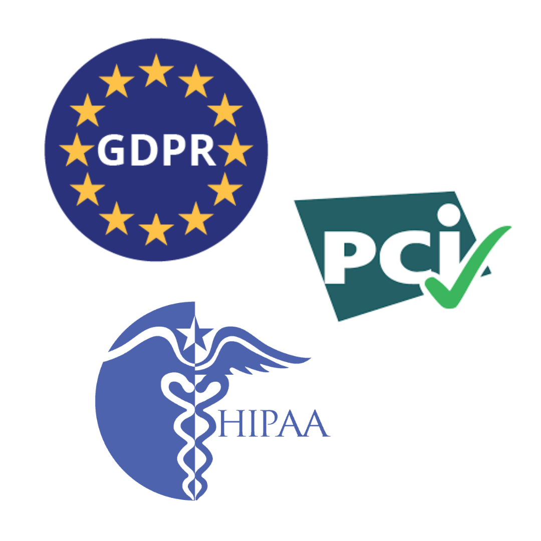 PCI GDPR HIPAA