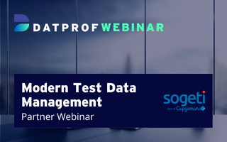 Webinar: modern test data management