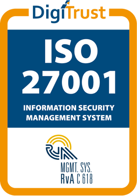 DATPROF ISO 27001 certificate
